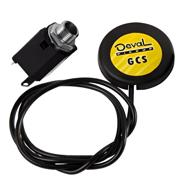 Captador Contato Simples Para Violão Aço GCS1828 - Deval Imagem de Captador Contato Simples Para Violão Aço GCS1828 - Deval