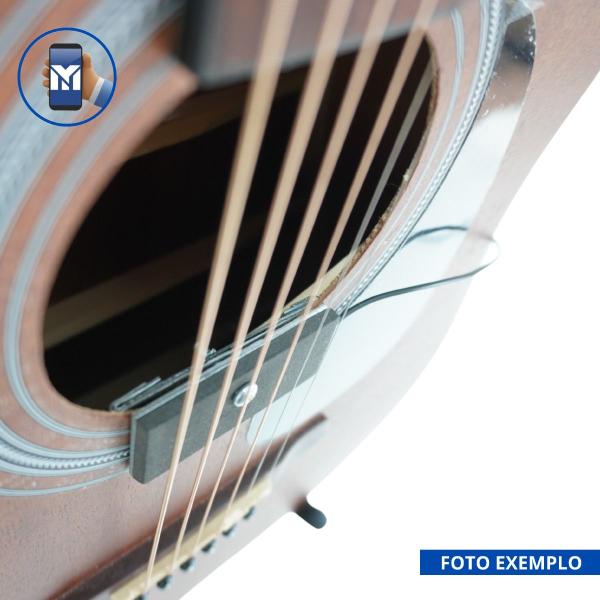 Captador Cristal Para Violão Com Fio Universal - BRAVO Imagem de Captador Cristal Para Violão Com Fio Universal