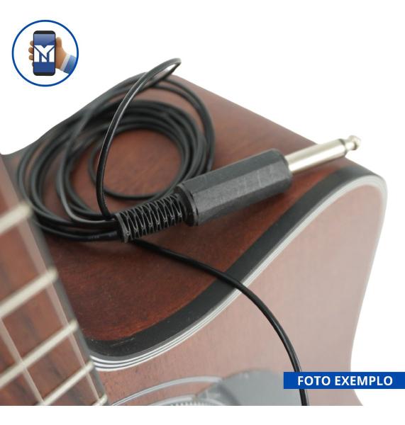 Captador Cristal Para Violão Com Fio Universal - BRAVO Imagem de Captador Cristal Para Violão Com Fio Universal