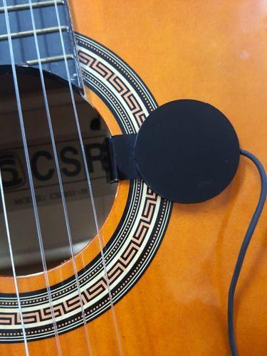Captador De Clipe Cristal Acrílico Aço Nylon Violão Viola - STATUS SOM E GAMES Imagem de Captador De Clipe Cristal Acrílico Aço Nylon Violão Viola