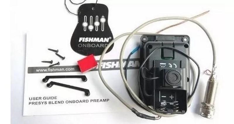 Imagem de Captador Para Violão Fishman 301 Mic Interno + Afinador