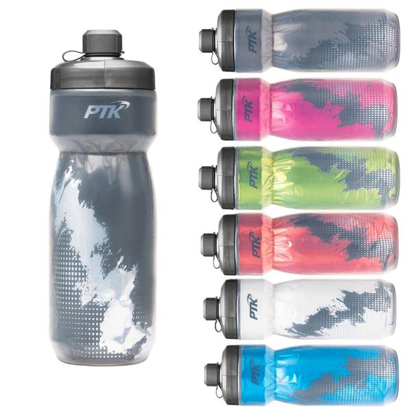 CaramanholaTérmica garrafa Squeeze agua gelada com bico inteligente para bike /academia/exercicios - ptk Imagem de CaramanholaTérmica garrafa Squeeze agua gelada com bico inteligente para bike /academia/exercicios