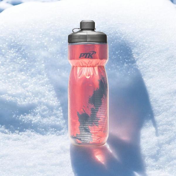 CaramanholaTérmica garrafa Squeeze agua gelada com bico inteligente para bike /academia/exercicios - ptk Imagem de CaramanholaTérmica garrafa Squeeze agua gelada com bico inteligente para bike /academia/exercicios