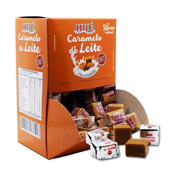 Imagem de Caramelo de leite diet puro display 700g - kit 4