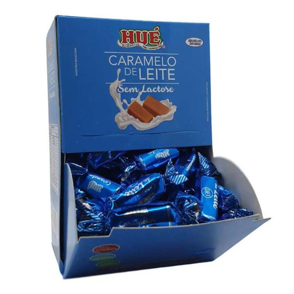 Caramelo de Leite HUÉ sem Lactose e açucar Display 500g Imagem de Caramelo de Leite HUÉ sem Lactose e açucar Display 500g
