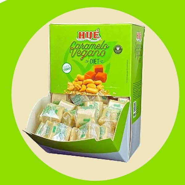 Caramelo Vegano Diet Hué Zero Adição De Açucar 700G - HUE Imagem de Caramelo Vegano Diet Hué Zero Adição De Açucar 700G