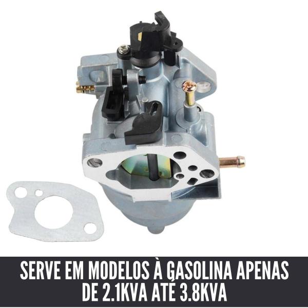 Imagem de Carburador Gerador Gasolina Para Branco 2500 À 3500 + Junta