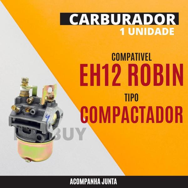 Imagem de Carburador Motor Compativel Compac. De Solo Eh12 Robin