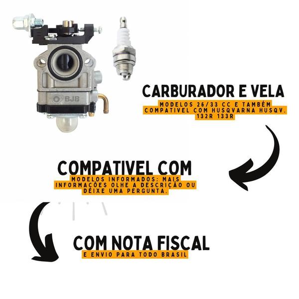 Imagem de Carburador Roçadeira 26/33Cc Para Kawashima Nakashi Toyama