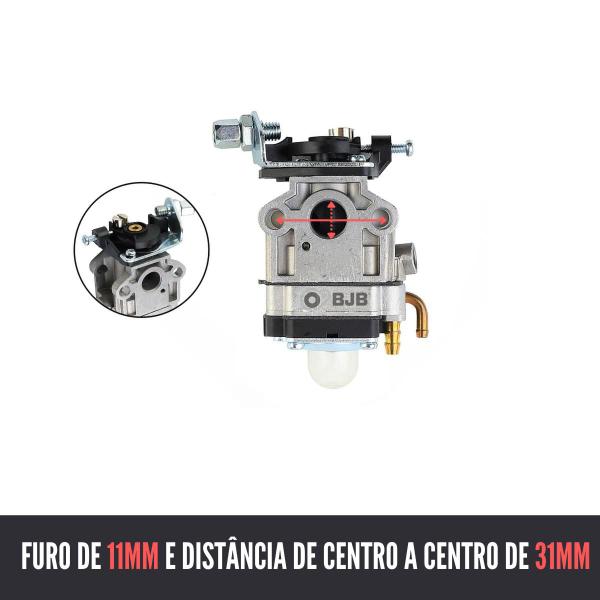 Imagem de Carburador Roçadeira Soprador 26/33Cc Para Toyama Vulcan Nakashi Tekna Carbon