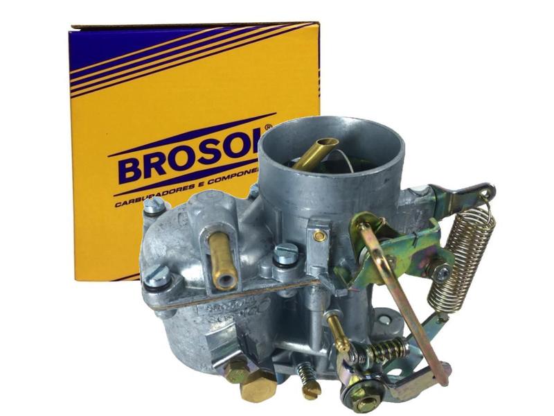 Imagem de Carburador Simples Fusca Brasilia Kombi 1500 1600 Brosol Solex H30Pic Gasolina