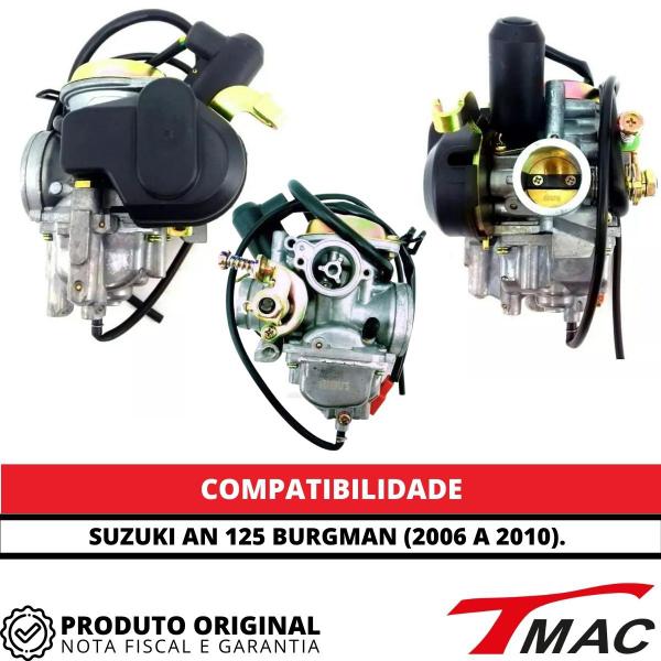 Imagem de Carburador Suzuki Burgman 125 An 2006 À 2010 Completo Tmac