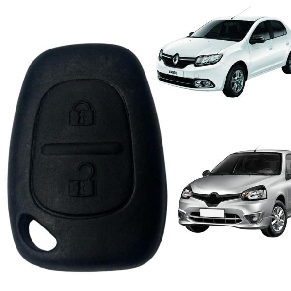 Imagem de Carcaça Chave Capa Frontal Apenas Renault Clio Master Logan Scenic Duster 2004 2005 2006 2007 2008