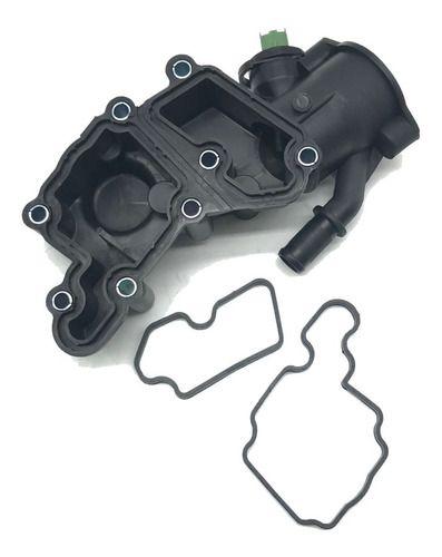 Imagem de Carcaça da valvula termostática peugeot 206 207 citroen c3 1.6 16v 2000 á 2007 c/plug eletrônico