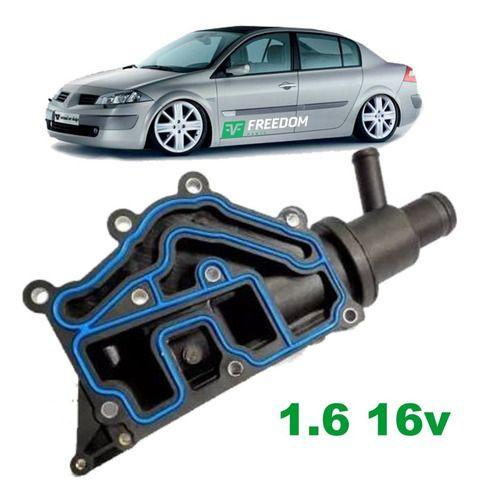 Imagem de Carcaça da valvula termostática renault megane scenic clio 1.6 km4 2005 á 2011