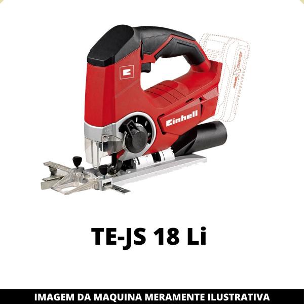 Imagem de Carcaça e Interruptor P/Serra Tico Tico TE-JS 18 Li Einhell