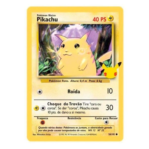 Imagem de Card Game Pokemon Copag Booster Blister Gigante Pikachu