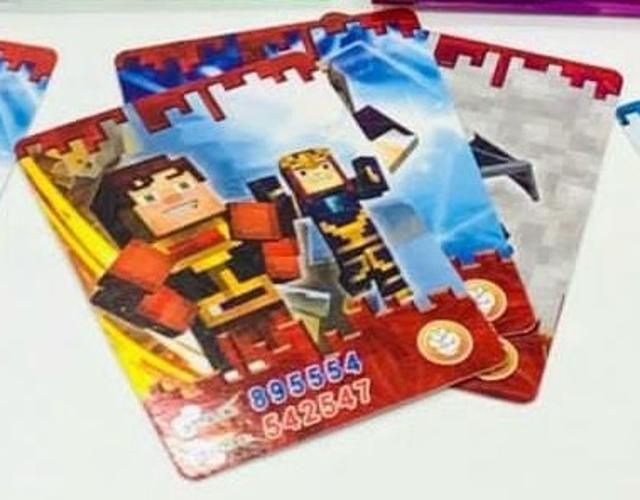 Imagem de Card Game Premium Top Brilhante Minecraft Colecionaveis