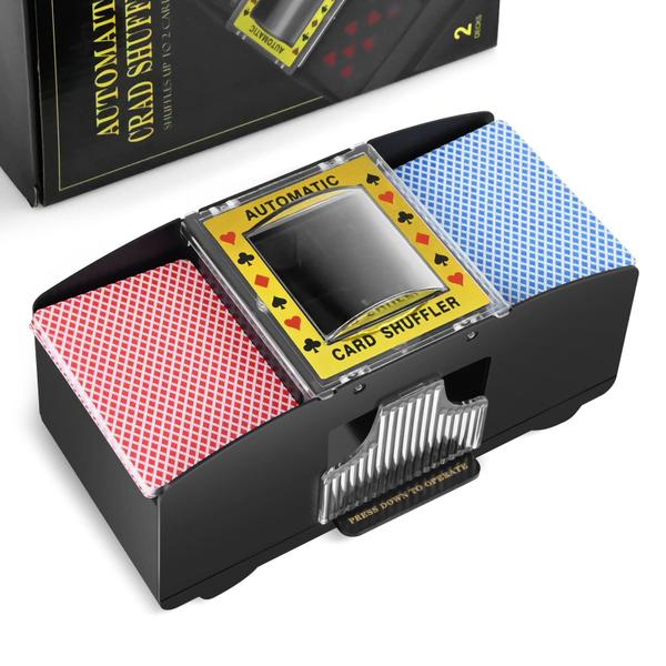 Imagem de Card Shuffler Nileole 2 decks, operado por bateria, automático