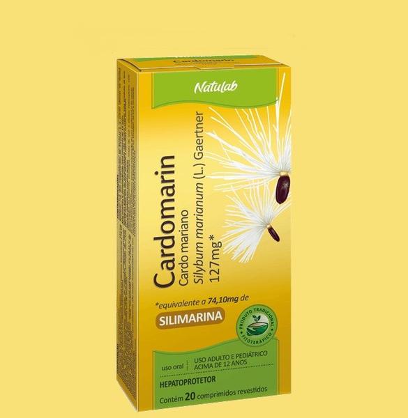 Imagem de Cardomarin 127 Mg Silimarina 20 Comprimidos - Natulab