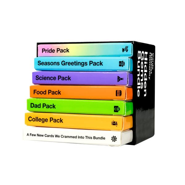 Imagem de Cards Against Humanity: Hidden Gems Bundle  6 pacotes temáticos + 10 novas cartas