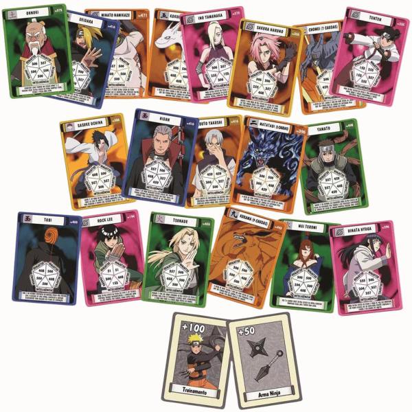 Imagem de Cards Colecionáveis Naruto Shippuden Com 6 Figurinhas Elka