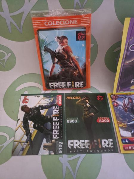 Imagem de Cards / Figurinhas FREE FIRE - Kit com 50 Pacotes com 4 cards cada (200 cards) - Ótimo para lembrancinha de aniversário