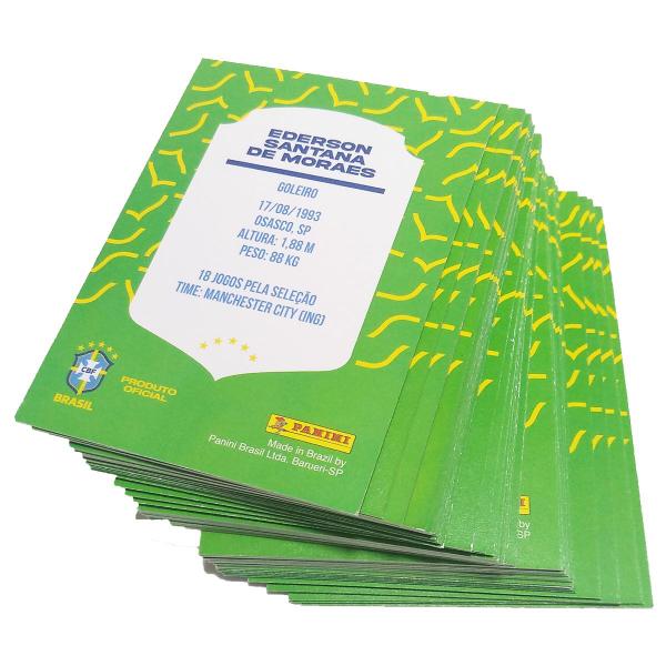 Cards Seleção Brasileira Copa 2022 Kit 90 Cards 100 Sleeves