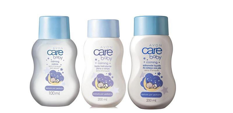 Imagem de Care baby Calming colônia sabonete liquido e loção hidratante Avon