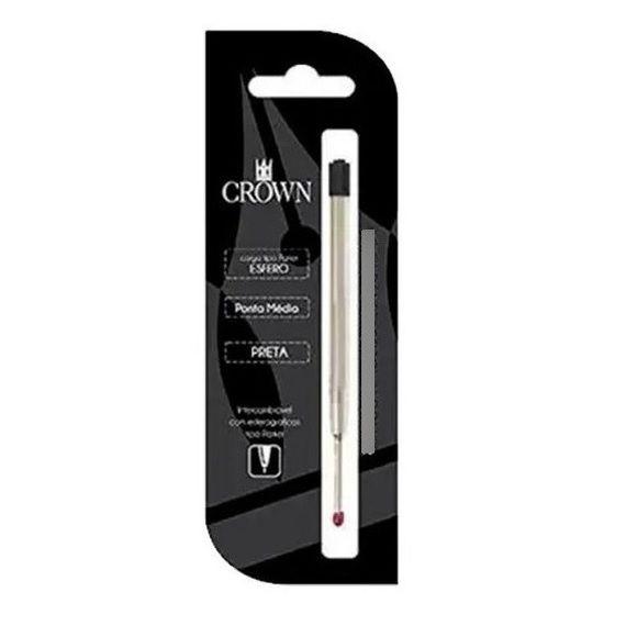 Imagem de Carga Caneta Crown Esferografica Parker - Preta Ca14007p