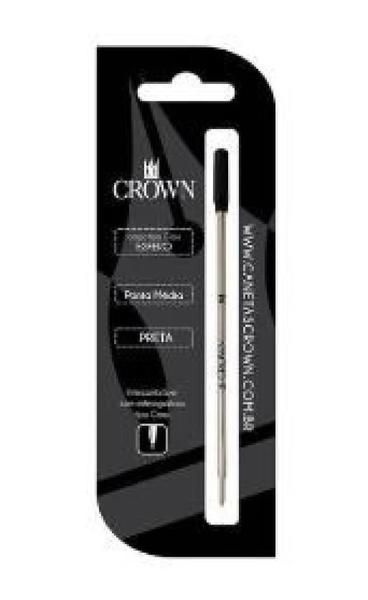 Imagem de Carga crown p/ esferografica parker preta blistada   ca14007p