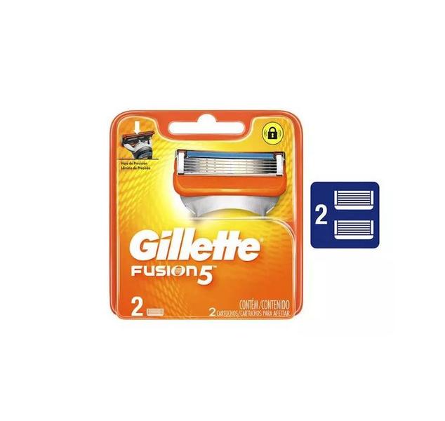 Carga Gillette Fusion 5 Com 2 Unidades - PROCTER & GAMBLE Imagem de Carga Gillette Fusion 5 Com 2 Unidades