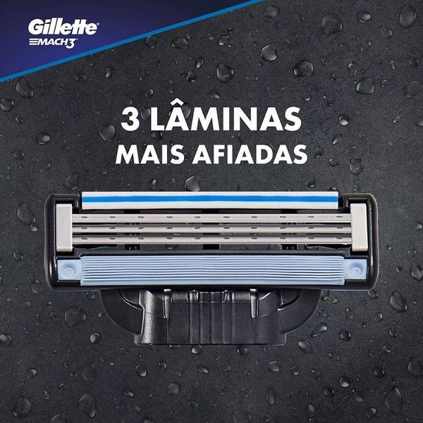 Imagem de Carga Gillette Mach3 Regular Com 4Un - Pague 3 Leve 4