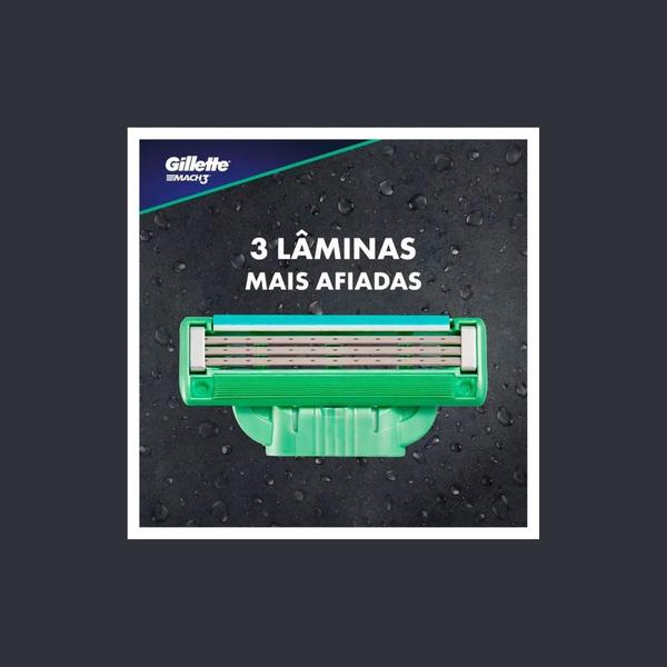 Imagem de Carga Gillette Mach3 Sensitive C/6 Unidades - Gillette