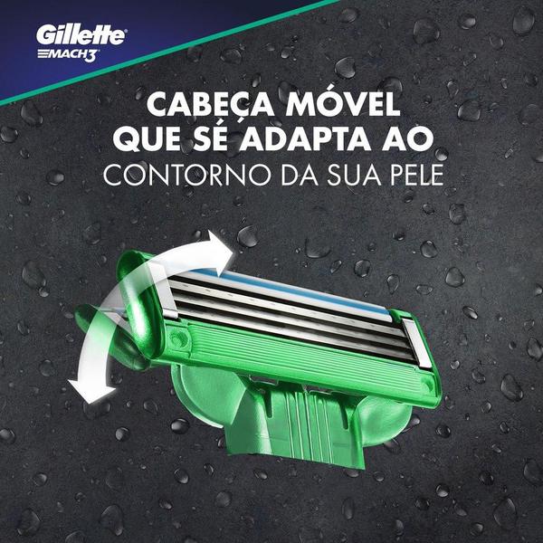 Imagem de Carga Gillette Mach3 Sensitive com 16 unidades