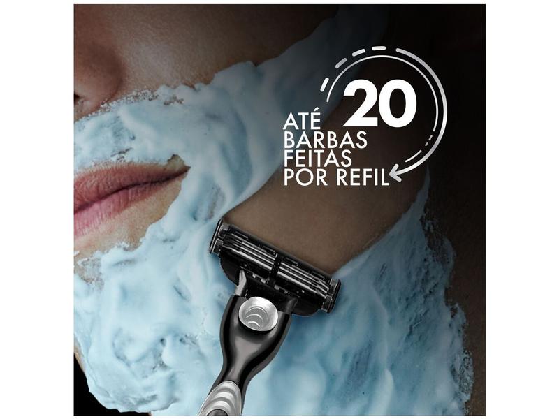 Imagem de Carga para Aparelho de Barbear Gillette Mach3 Carbono 8 Unidades