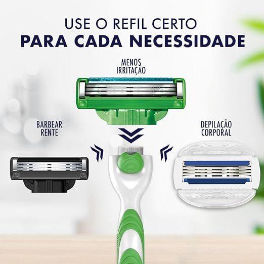 Imagem de Carga para Aparelho de Barbear Gillette Mach3 Sensitive 2 unidades