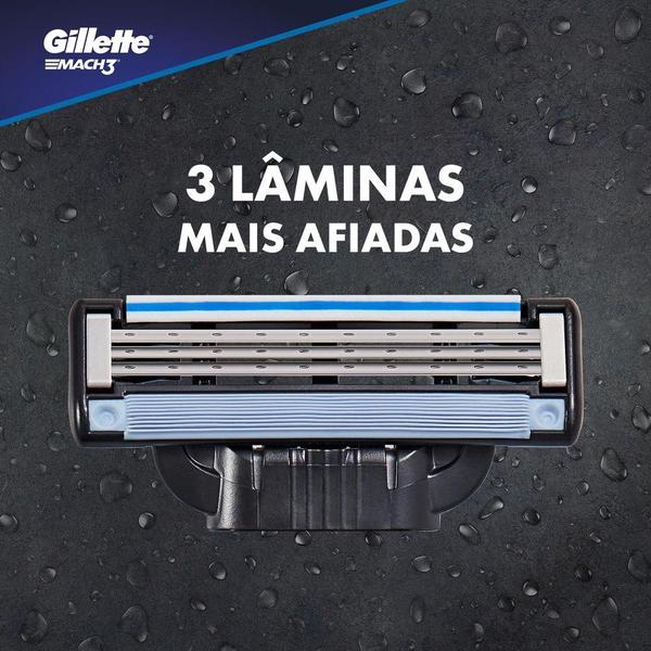 Imagem de Carga Para Lâmina De Barbear Gillette Mach3 - 2 unidades 