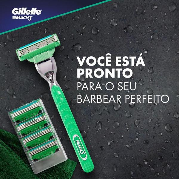 Imagem de Carga Para Lâmina De Barbear Gillette Mach3 Sensitive - 2 unidades