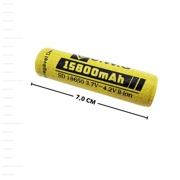 Imagem de Carga Recarregável 9800mAh 3.7V para Lanternas