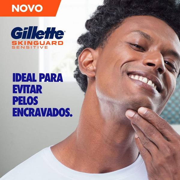 Imagem de Carga Refil Aparelho de Barbear Gillette Skinguard Sensitive 4u