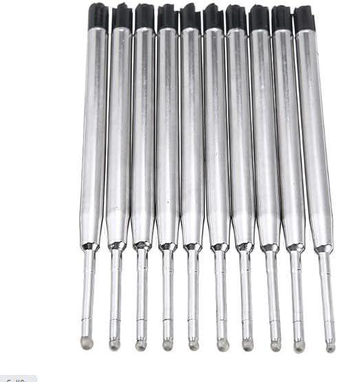 Carga Refil Cartucho De Caneta Metal Tipo Crown Parker Cor Preta - Snaw Imagem de Carga Refil Cartucho De Caneta Metal Tipo Crown Parker Cor Preta