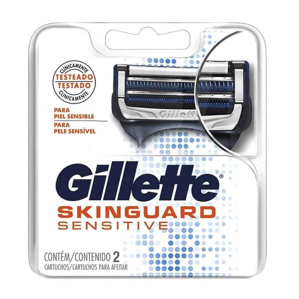 Imagem de Carga Skinguard Sensitive com 2 Cartuchos - Gillette