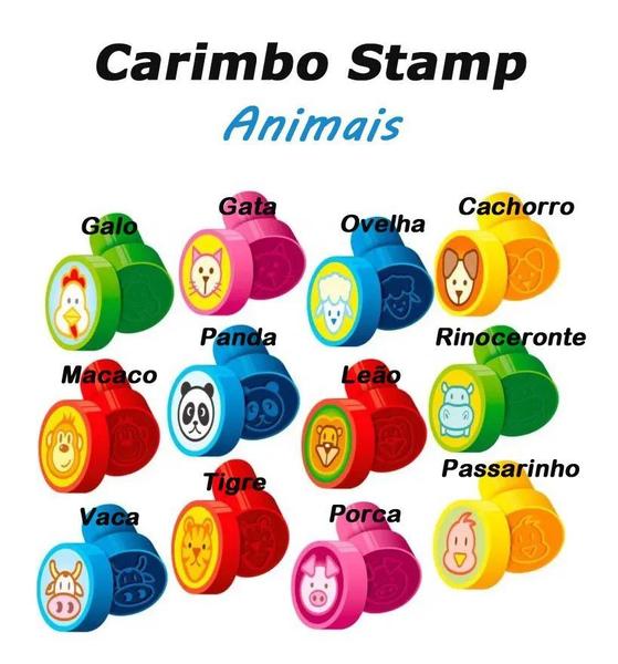 Imagem de Carimbo Decorado Stamp Animais - CIS