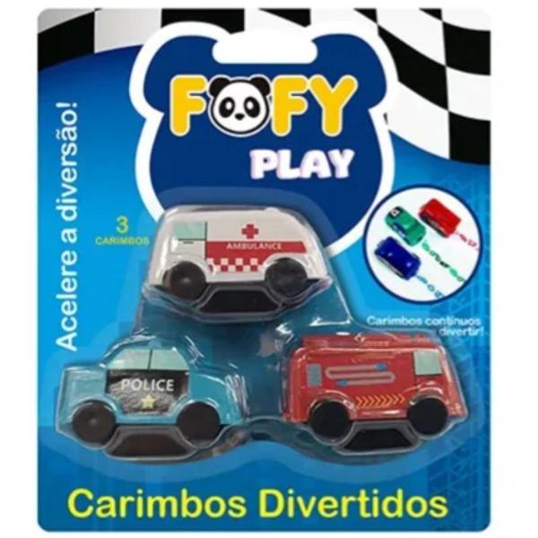 Imagem de Carimbo divertido carrinhos play - ff3000 - fofy