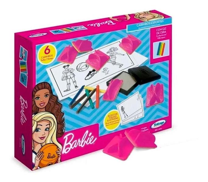 Imagem de Carimbos Dos Esportes Barbie Esportista Xalingo