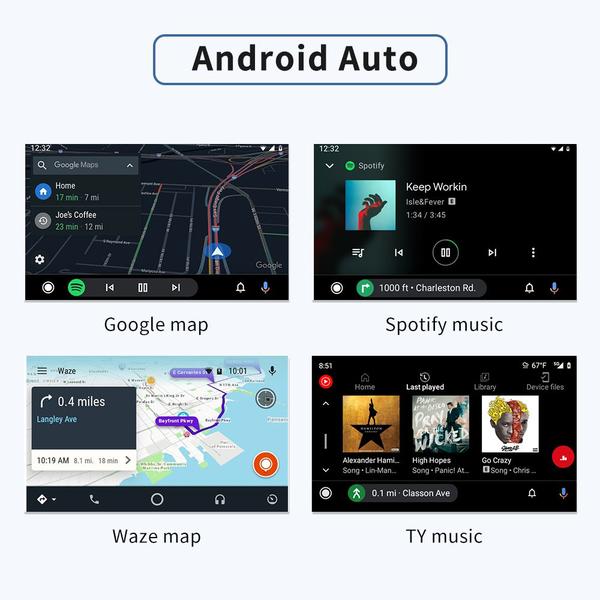 Imagem de Carlinkit com Cabo Dongle Android Auto e Apple Carplay para Espelhamento Multimídia