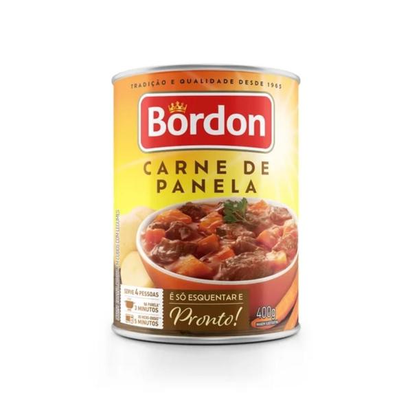 Imagem de Carne de Panela com Legumes Bordon Kit 3x Latas