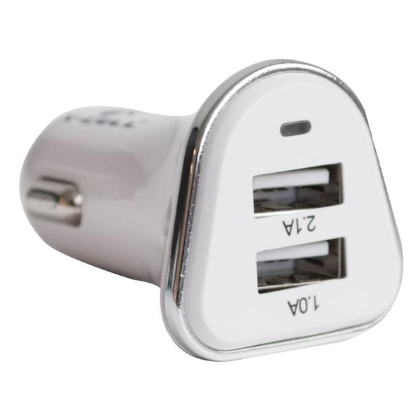 Imagem de CARREG.VEICULAR USB MULTITENSAO MOD.XC-V7-USB X-CELL  Branco/Prata - DS TOOLS