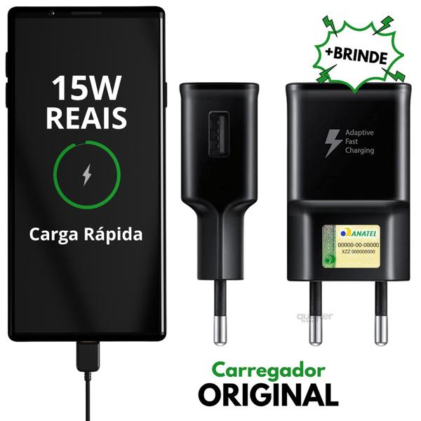 Imagem de Carregador 15w Turbo Tipo C Original Samsung A16 5G Preto